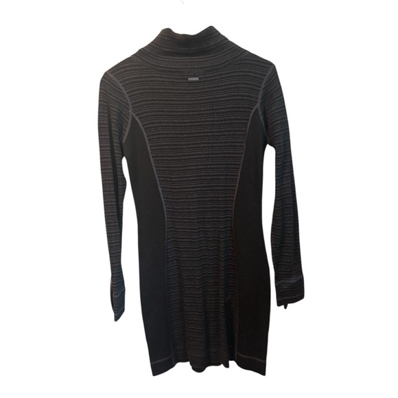 Prana Kelland Wool Blend Dress, Black and Gray, Size Small - Picture 3 of 7